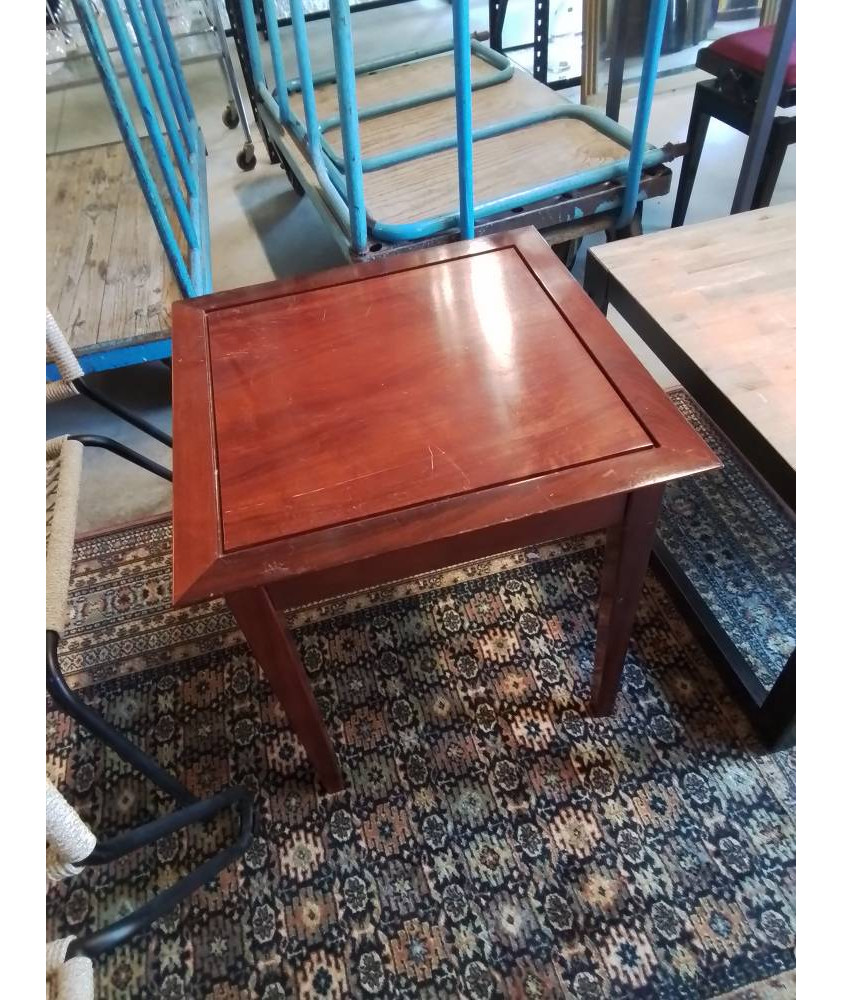 CONSOLE CARRÉE BOIS 1 TIROIR