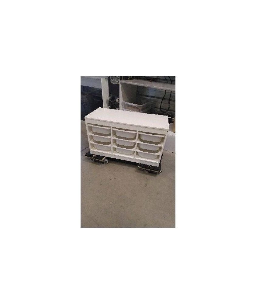 MEUBLE RANGEMENT IKEA 9 BACS EN L’ETAT 