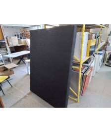 SOMMIER TAPISSÉ NOIRE  140X190