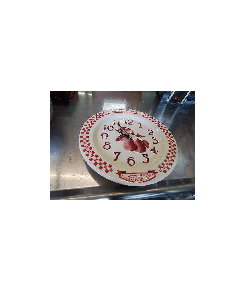 HORLOGE ASSIETTE