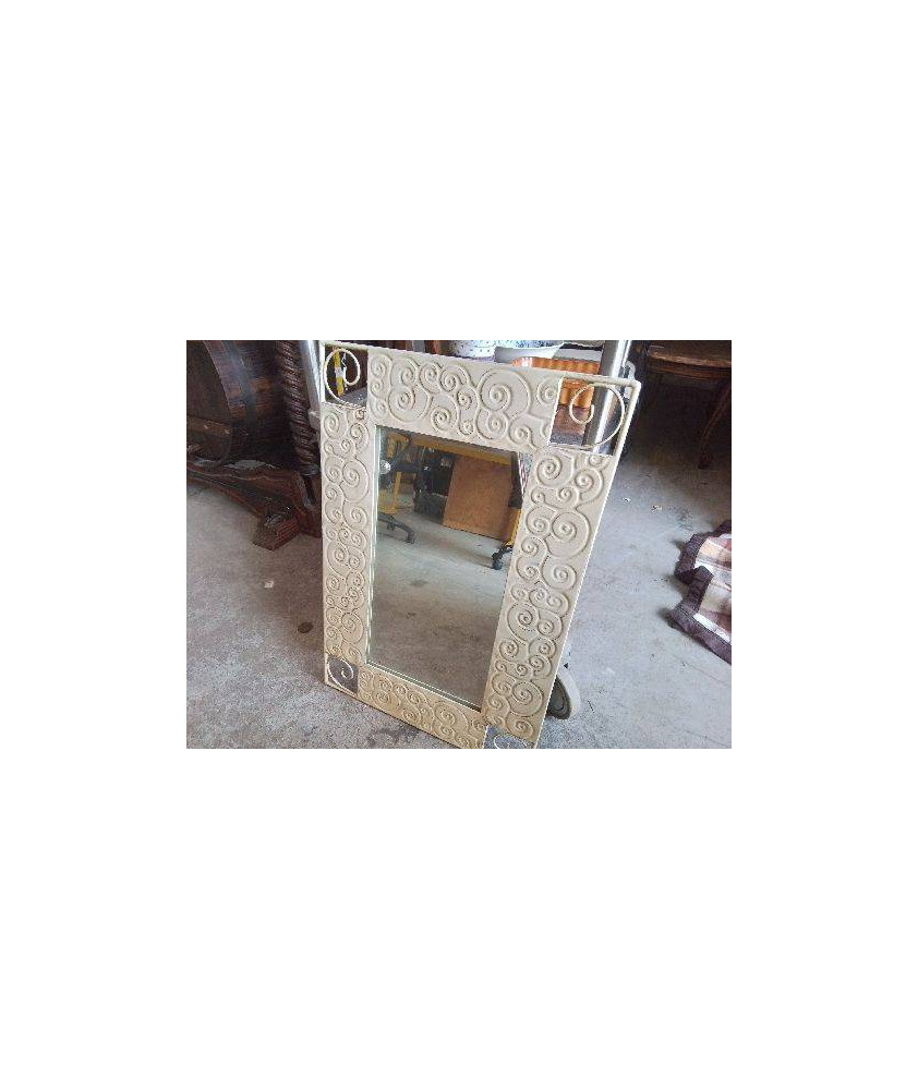 MIROIR PLATEAU METALIQUE 