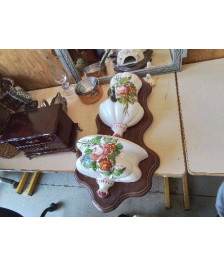 FONTAINE MOTIF FLORALE 