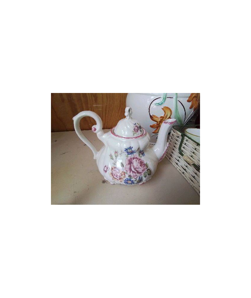 THÉIÈRE MOTIF FLORAL 