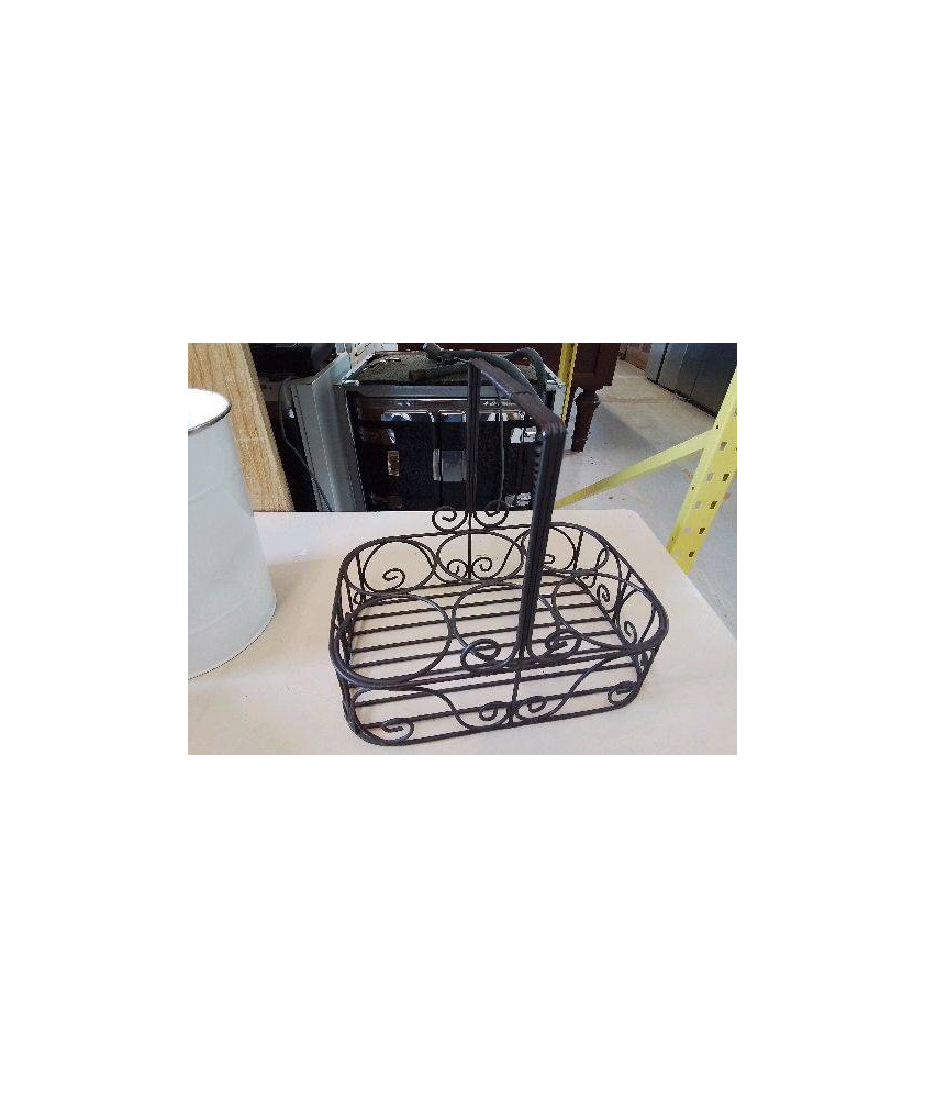 PORTE VERRE EN FER FORGÉ 