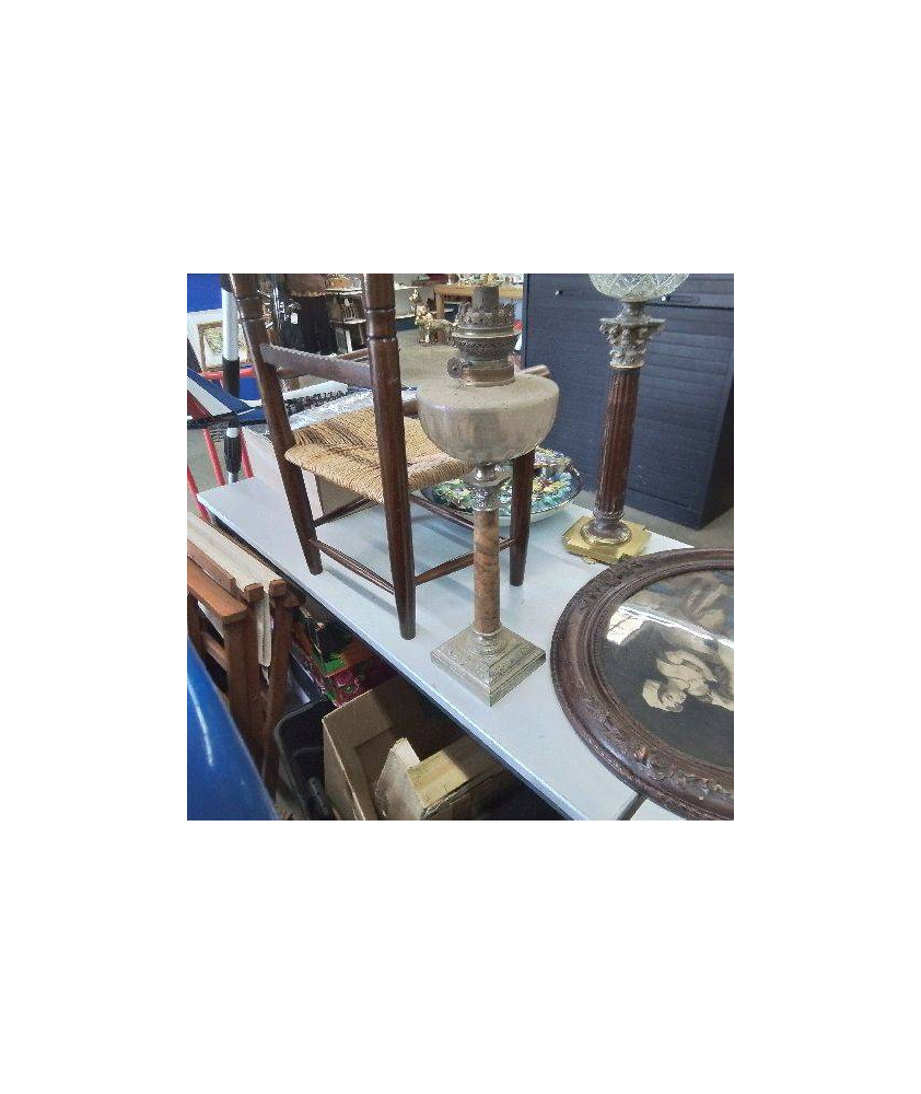 LAMPE A PETROLE CRISTAL TAILLÉ