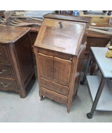 SECRETAIRE ETROIT DE STYLE LOUIS XV 