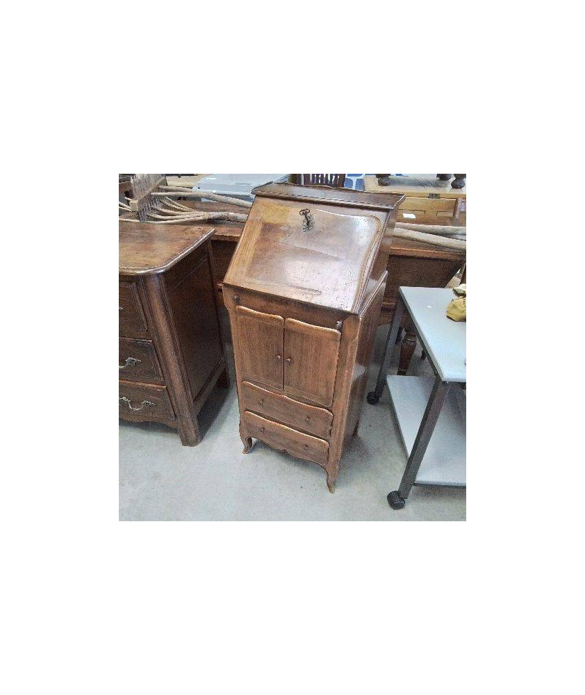 SECRETAIRE ETROIT DE STYLE LOUIS XV 