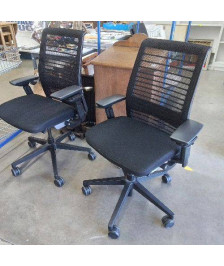 FAUTEUIL DE BUREAU STEELCASE TISSU NID ABEILLE