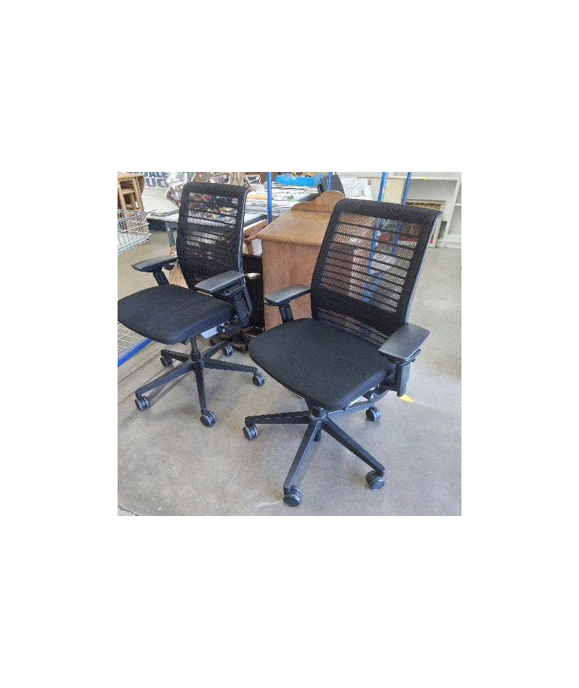 FAUTEUIL DE BUREAU STEELCASE TISSU NID ABEILLE