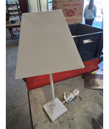 LAMPE BOIS ET MÉTAL ECRU AJ ÉCRU 