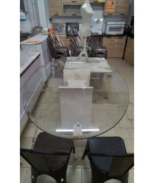 TABLE OVALE PIED STUCK