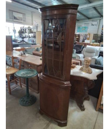 ENCOIGNURE VITRÉE BOIS 2 PORTES