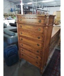 SEMAINIER BOIS CLAIR STYLE DIRECTOIRE 