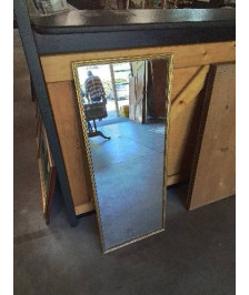 MIROIR RECTANGULAIRE BOIS DORÉ 