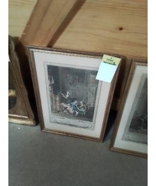 EAU FORTE L’OCCUPATION CADRE DORÉ 