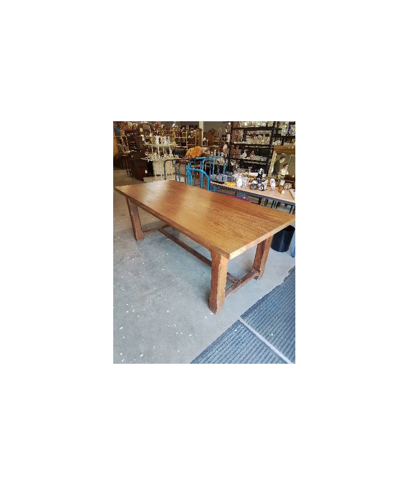 TABLE RECTANGULAIRE A ENTRETOISE ORME 1 TIROIR 200X90X77CM 