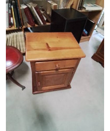 CHEVET PIN 1 PORTE 1 TIROIR 