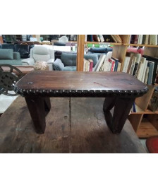 PORTE PLANTE RECTANGULAIRE BOIS PIEDS ÉCHANCRÉS