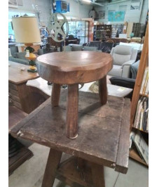 PORTE PLANTE TRIPODE BOIS BRUT