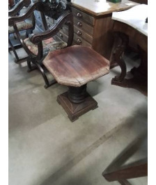 SELLETTE OCTOGONALE VIS DE PRESSOIR 