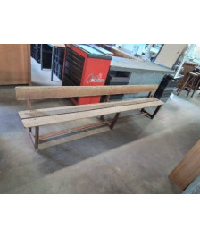 BANC D ADMINISTRATION CHÊNE AVEC DOSSIER 240 CM DEBUT XXXE