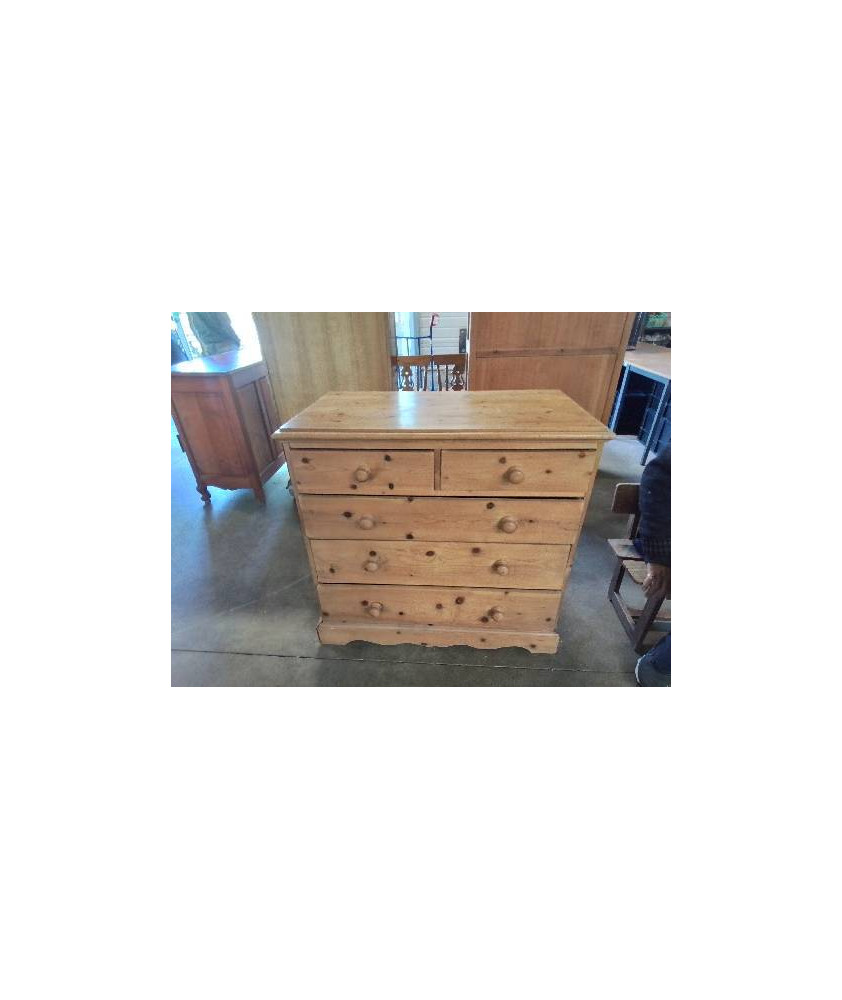 COMMODE PIN 5 TIROIRS 