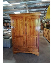 ARMOIRE LINGERE STYLE DIRECTOIRE 2 PORTES 2 TIROIRS