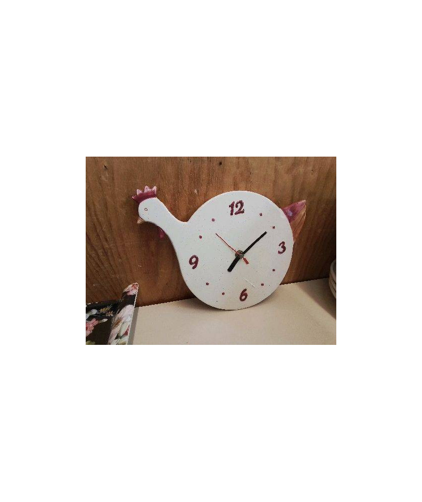 HORLOGE POULE 