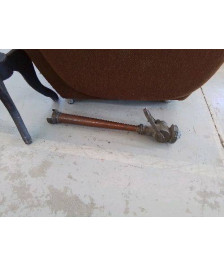 LANCE A INCENDIE EN CUIVRE ET LAITON