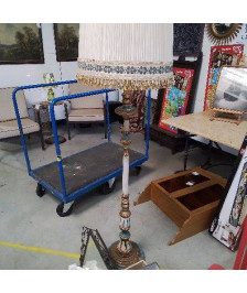 LAMPADAIRE BOIS DORÉ