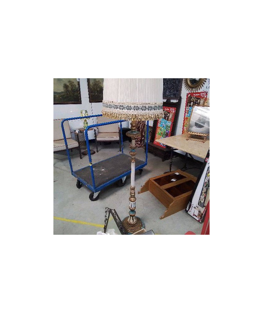 LAMPADAIRE BOIS DORÉ