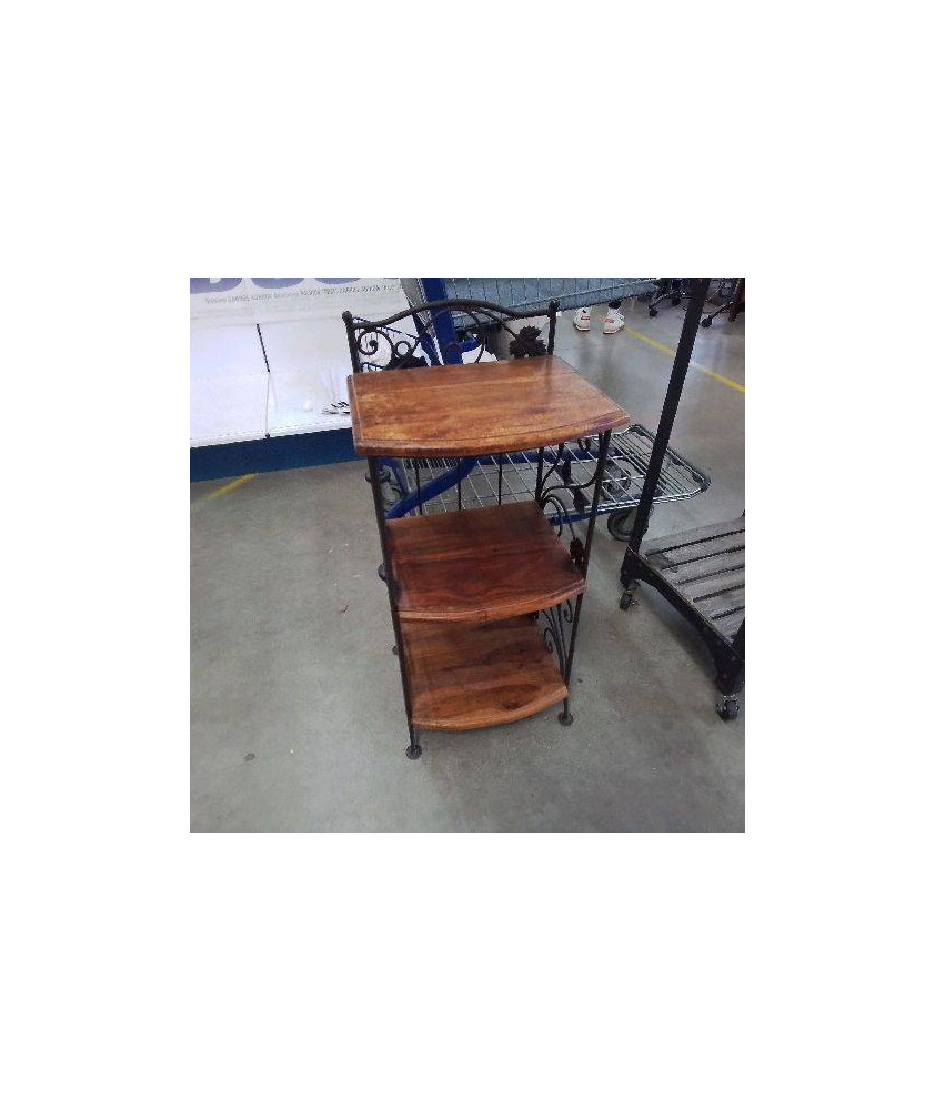 ETAGERE EN FER ET BOIS 