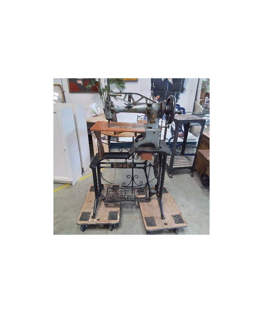 MACHINE A COUDRE SINGER CUIR 