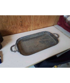 PLATEAU METAL ARGENTÉ