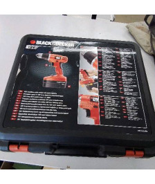 BLACK ET DECKER PERCEUSE SANS FIL AVEC 2 BATTERIES