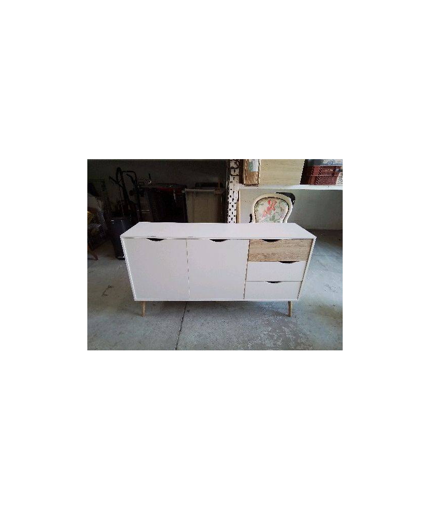 PETIT BUFFET BLANC MODERNE 