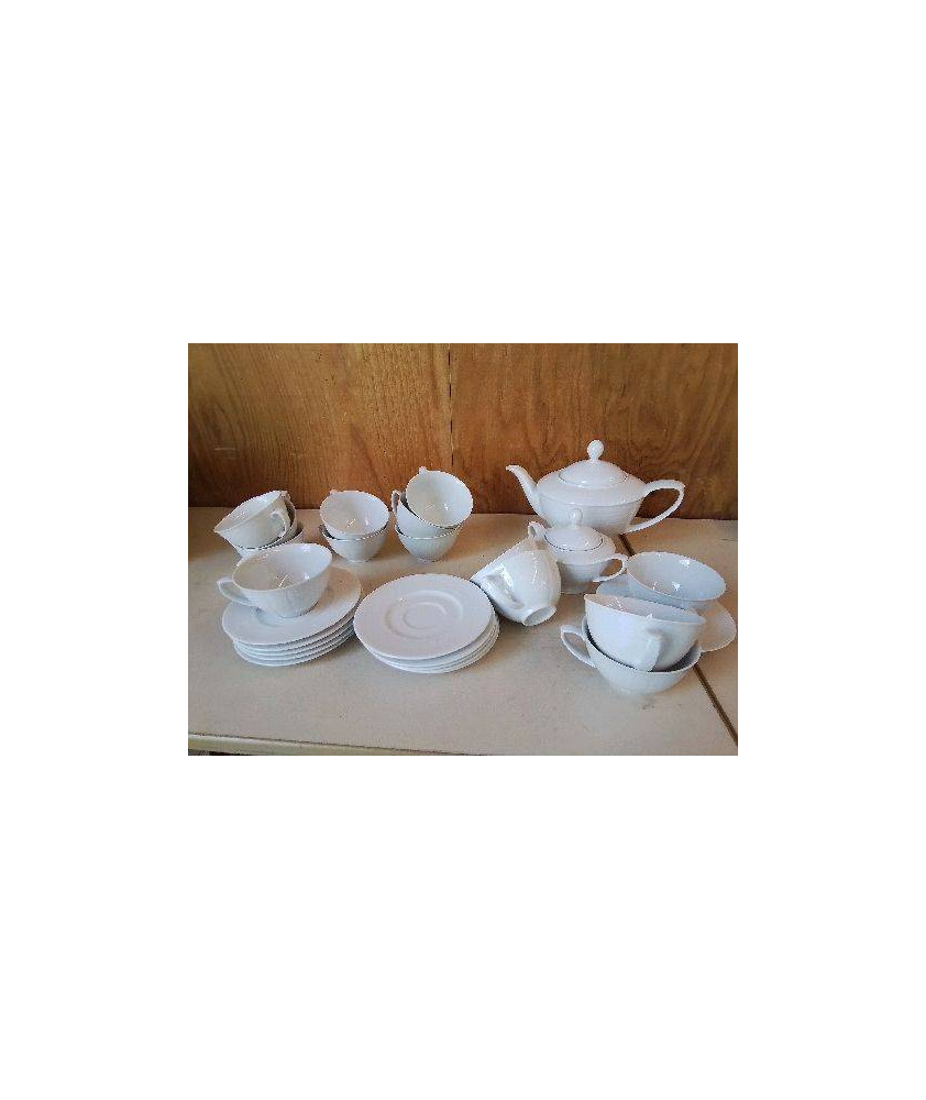 SERVICE À THÉ BLANC 