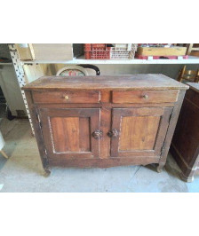 BUFFET DEUX PORTES EN BOIS 