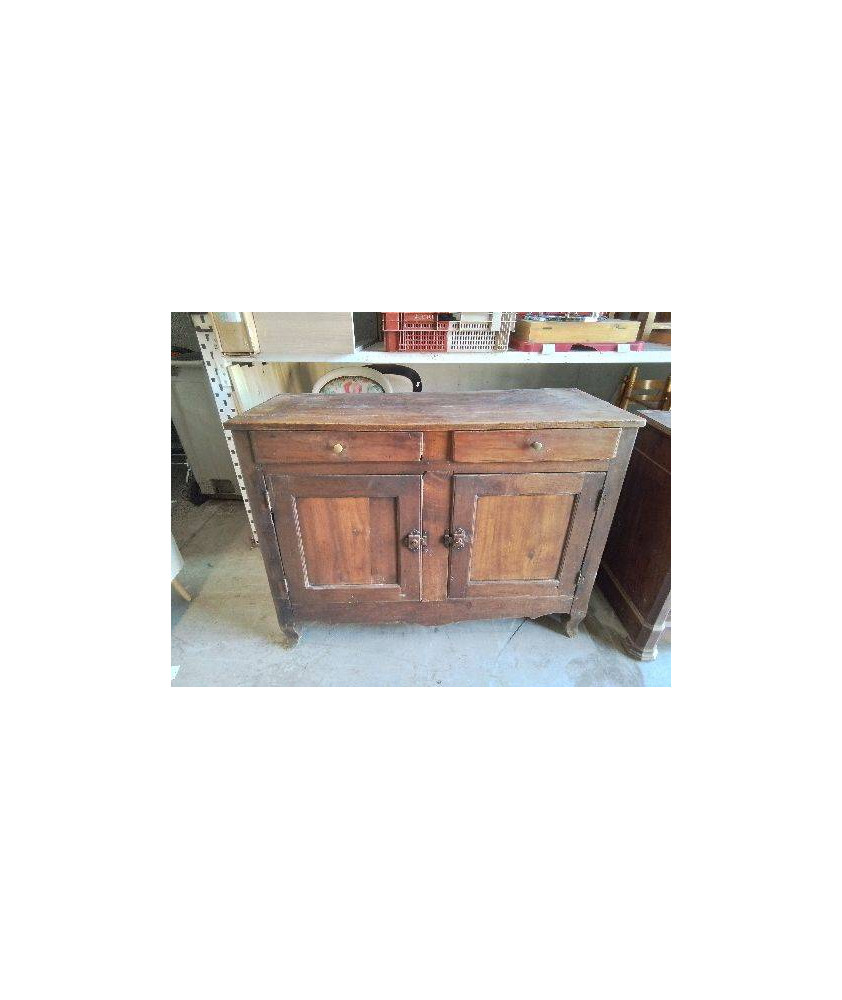 BUFFET DEUX PORTES EN BOIS 