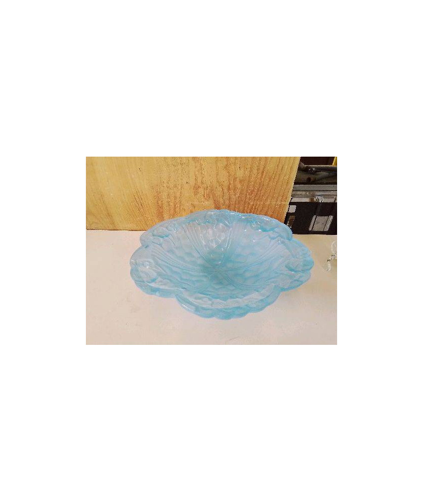 SOUCOUPE DE LUSTRE BLEU