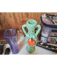 VASE VERT STYLE VALLAURIS 