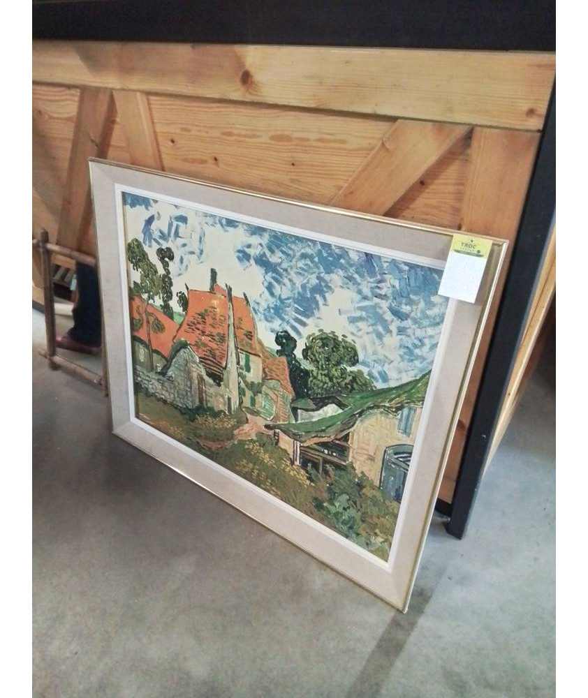 REPRODUCTION RUE D’AUVERS SUR OISE VINCENT VAN GOGH 