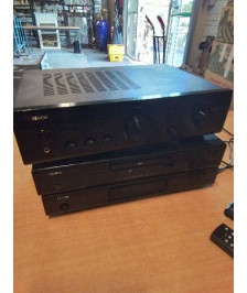 ENSEMBLE AMPLIFICATEUR DENON PMA-700AE+DVD PLAYER DENON 1740+COMPACT DISC PLAYER DENON DCD500AE