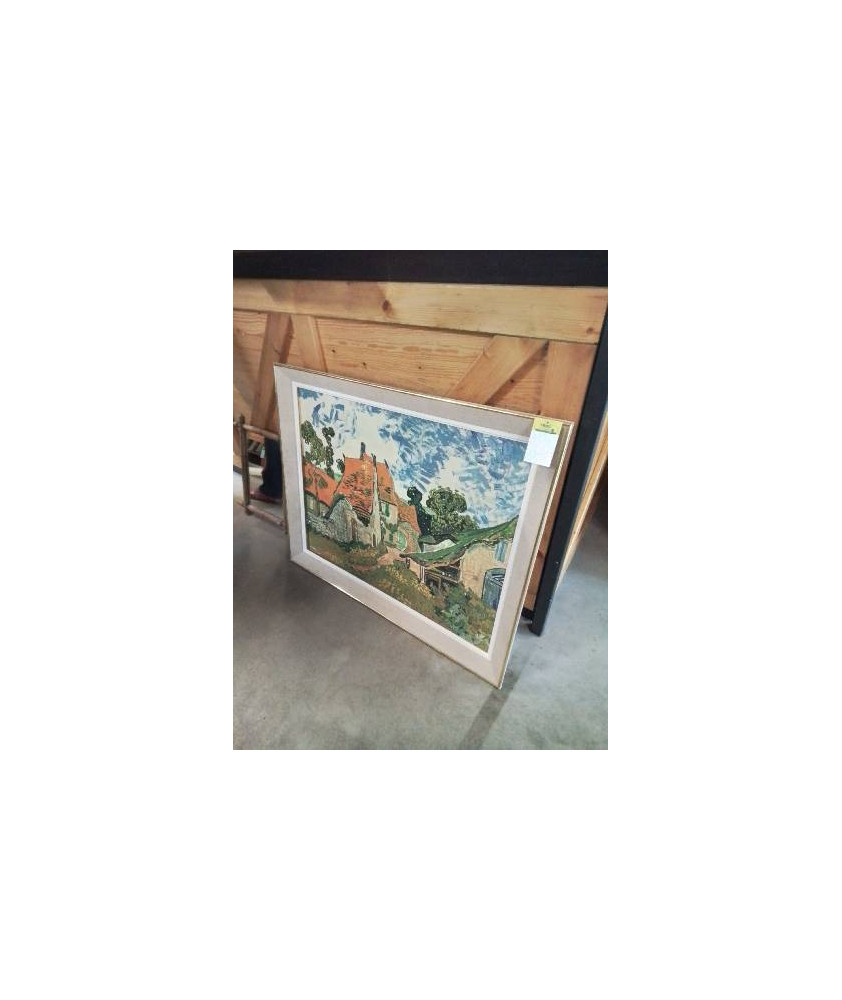REPRODUCTION RUE D’AUVERS SUR OISE VINCENT VAN GOGH 