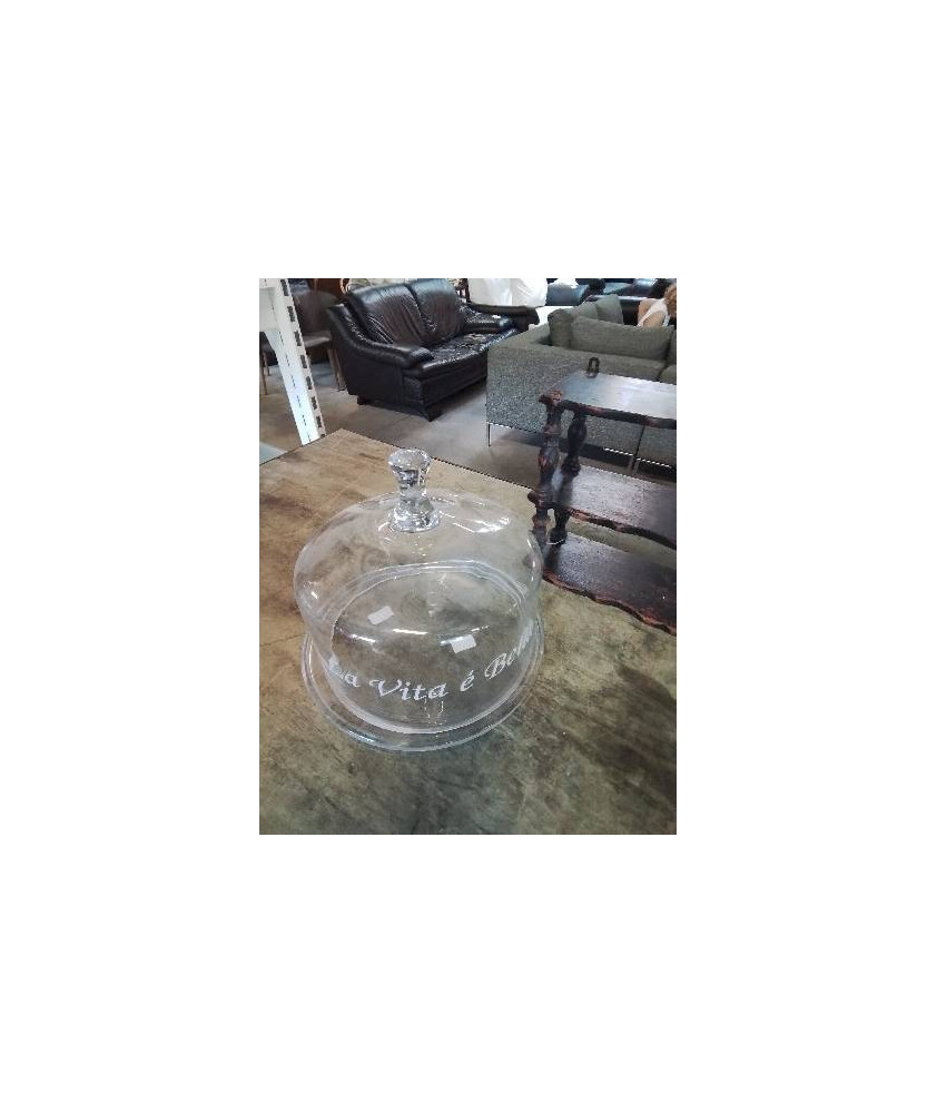 CLOCHE A FROMAGE VERRE