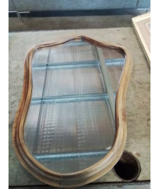MIROIR BOIS CINTRÉ STYLE RÉGENCE 
