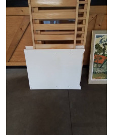 LIT BÉBÉ BOIS CLAIR A BARREAUX 60X120
