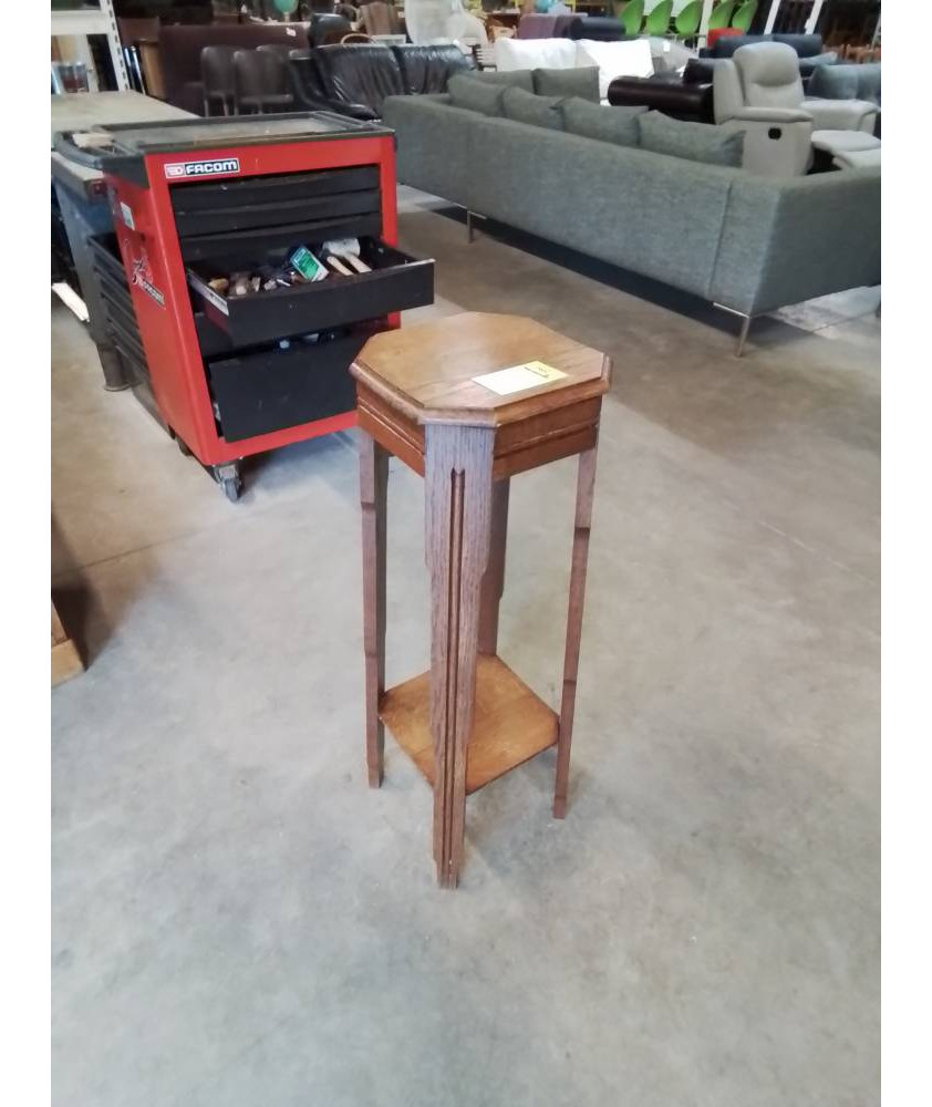 SELLETTE HEXAGONALE BOIS ANNÉES 40