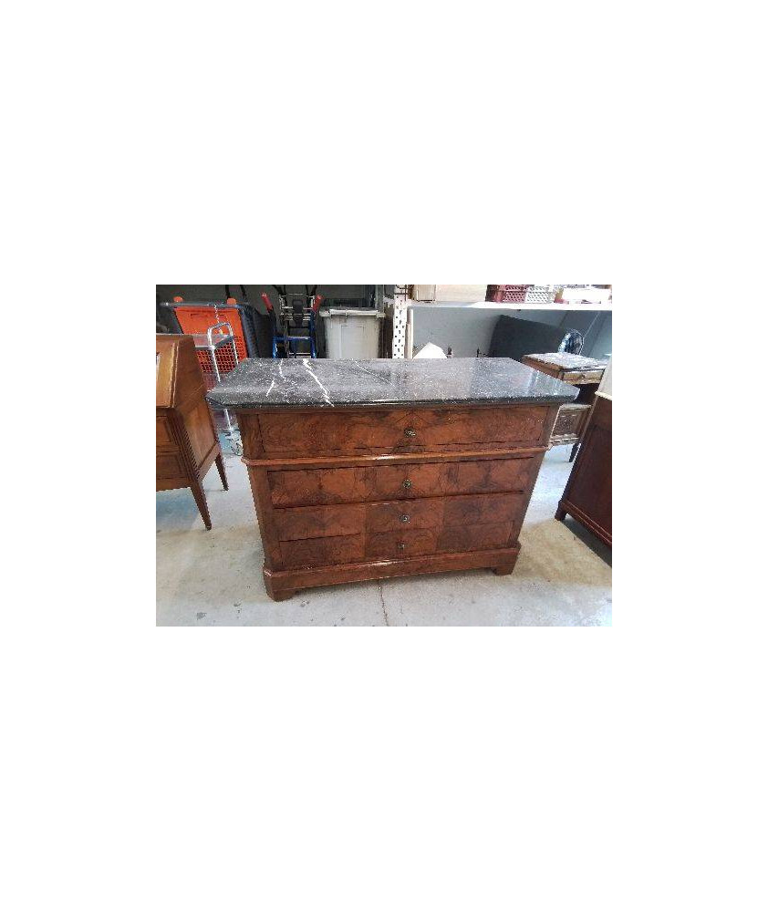 COMMODE  MARBRE NOIRE