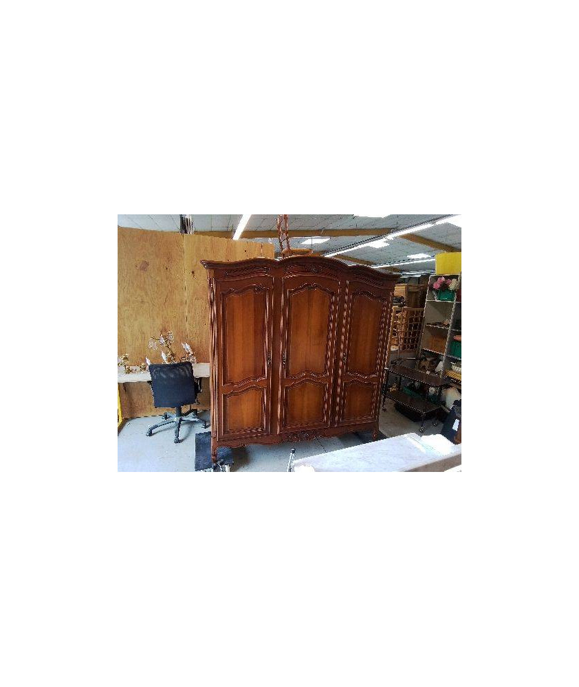 ARMOIRE 3 PORTES STYLE LOUIS PHILIPPE 
